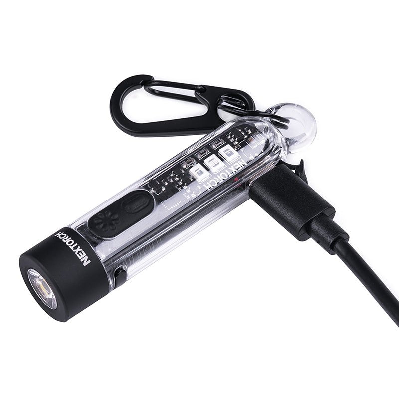 Nextorch K40 EDC Flashlight Multi-light Source Keychain Flashlight