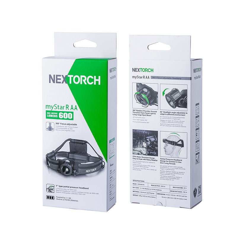 Nextorch myStar R & R AA Focusing Headlamp EDC Tools