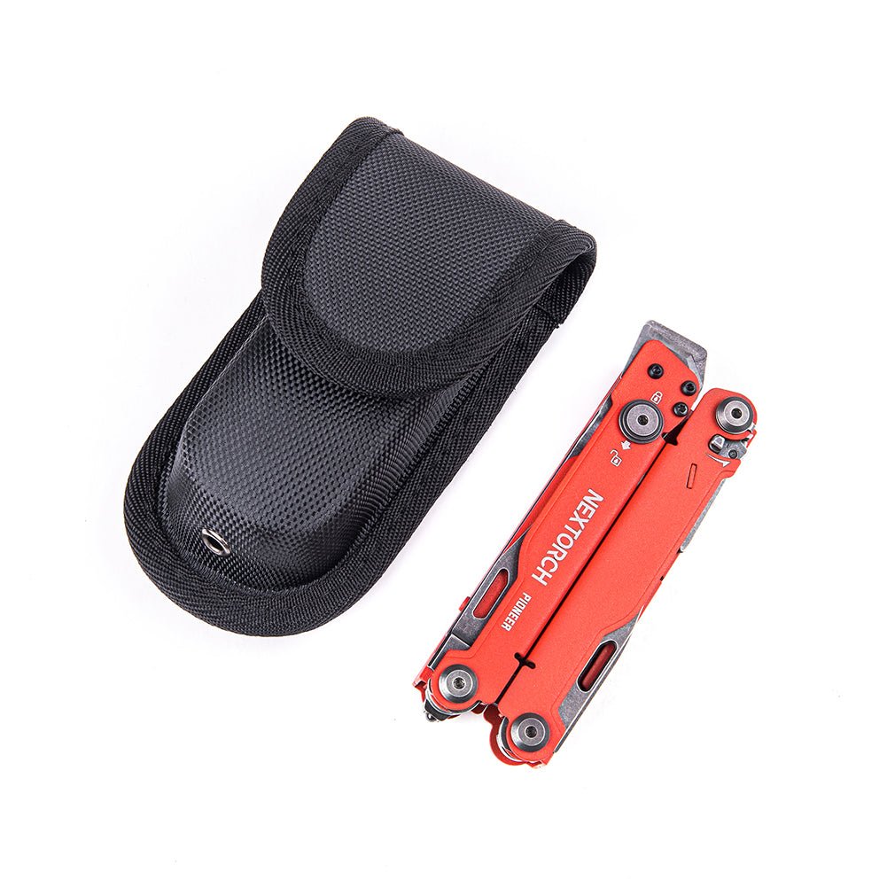 Nextorch Pioneer MT20 Red Multi-Tool with Glass Breaking Tip