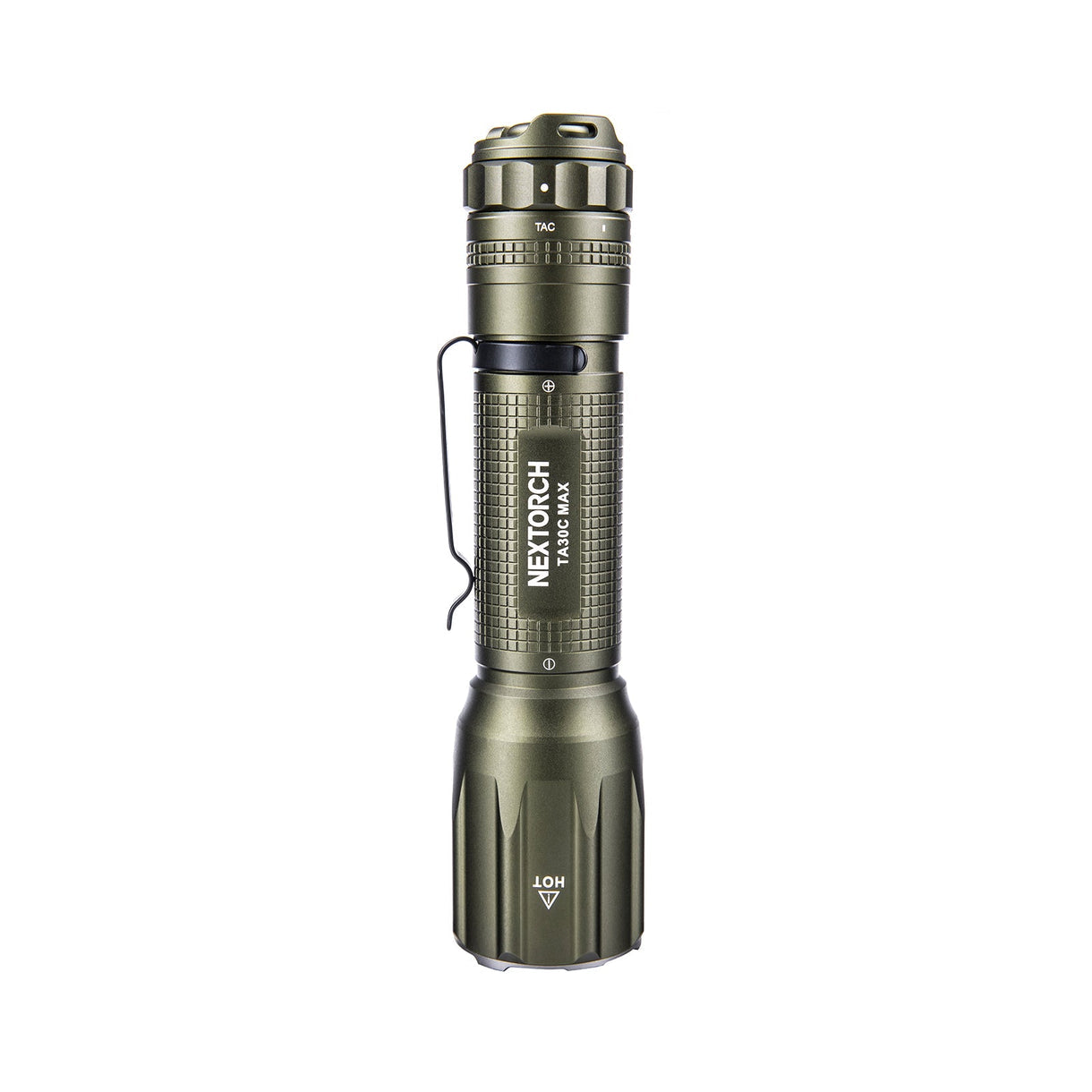 NEXTORCH TA30C MAX One-Step Strobe Tactical Flashlight - 3000 Lumens Green