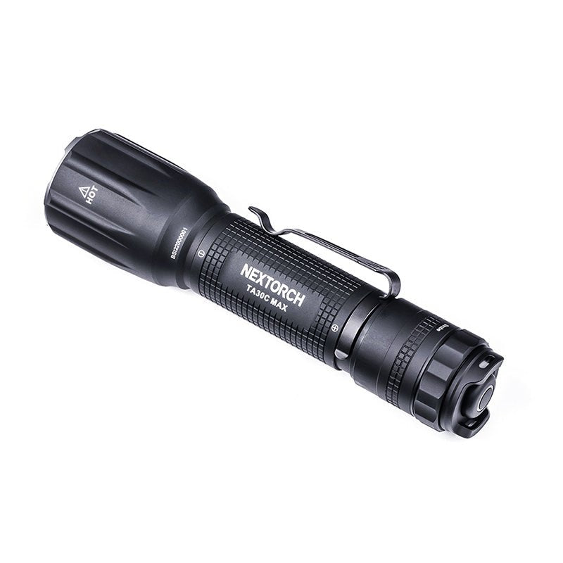 NEXTORCH TA30C MAX One-Step Strobe Tactical Flashlight - 3000 Lumens Black