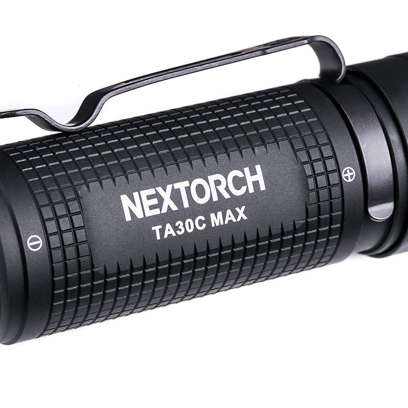 NEXTORCH TA30C MAX One-Step Strobe Tactical Flashlight - 3000 Lumens Black