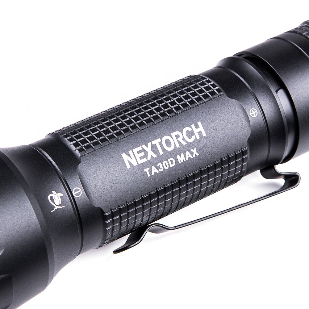 NEXTORCH Flashlight TA30D MAX One-Step-Strobe Tactical & Search Flashlight - 4000 Lumens