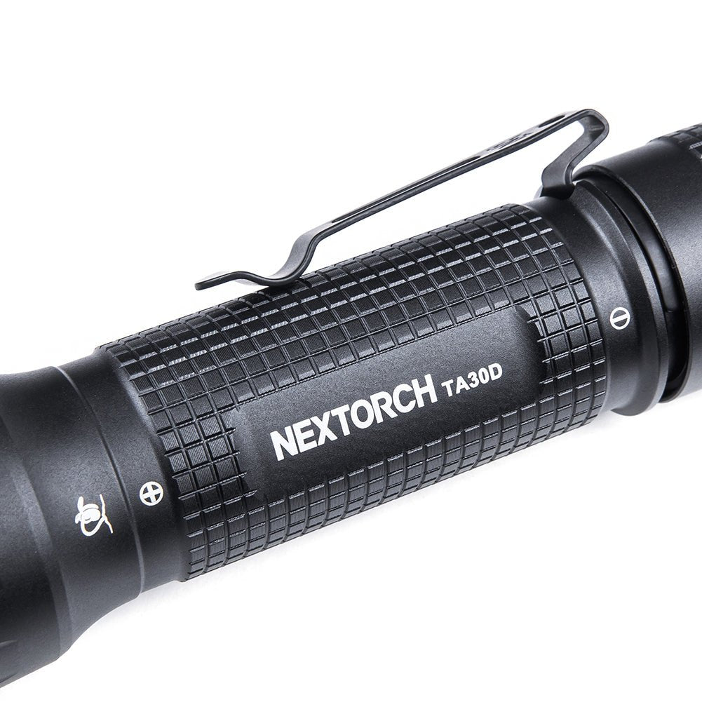 Nextorch TA30D Tactical One-Step-Strobe Flashlight with FR-1 Ring