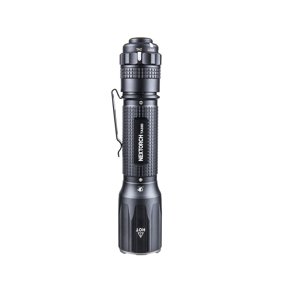 NEXTORCH TA30D Tactical One-Step-Strobe Flashlight with FR-1 Ring