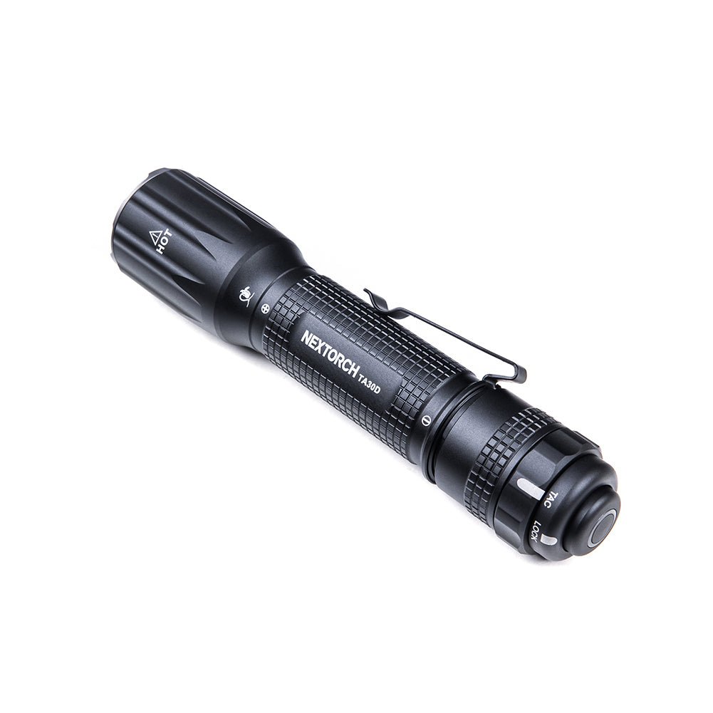Nextorch TA30D Tactical One-Step-Strobe Flashlight with FR-1 Ring