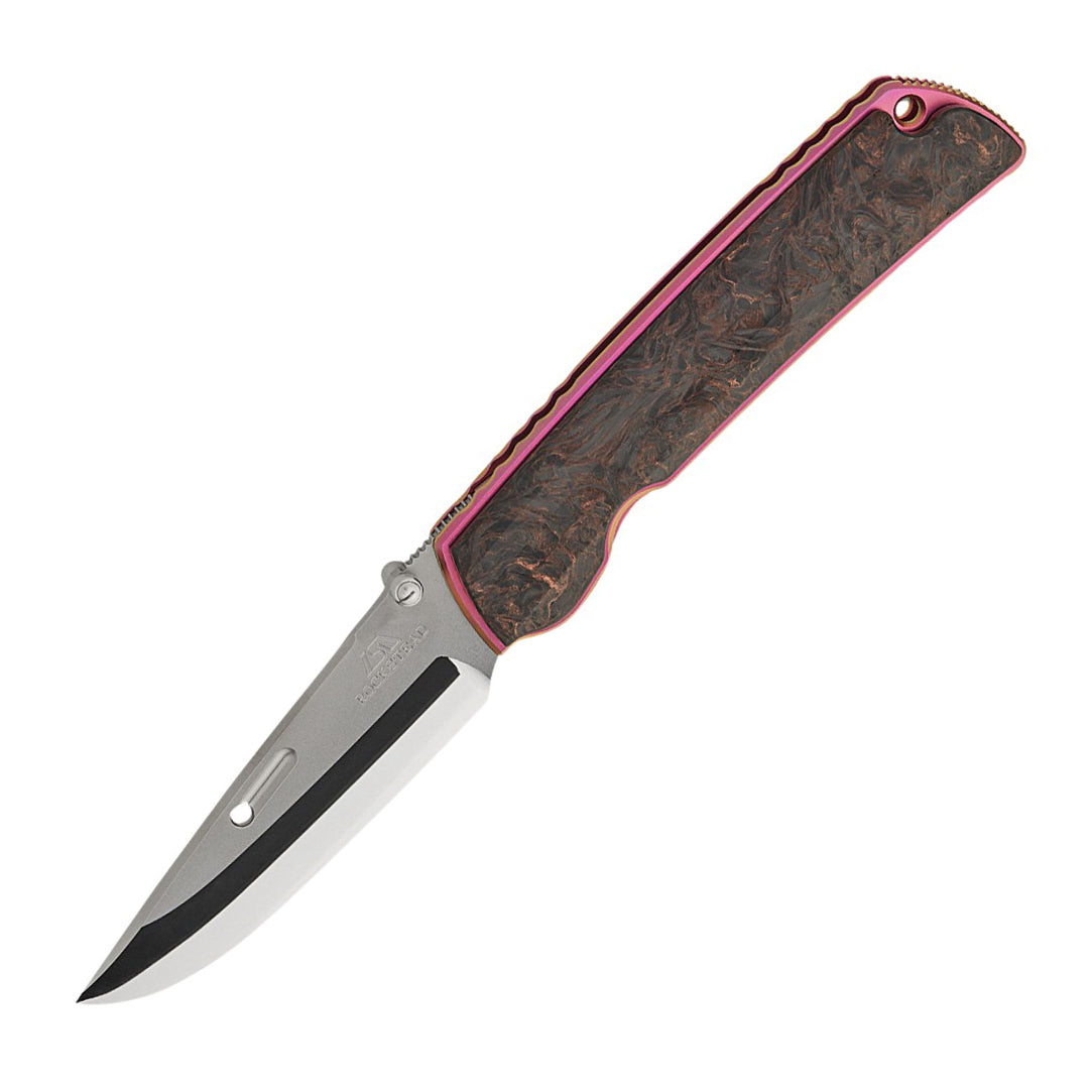 Rockstead HIGOⅡ X-FCF-ZDP (DMC) Japanese Folding Knife with Honzukuri Convex Blade