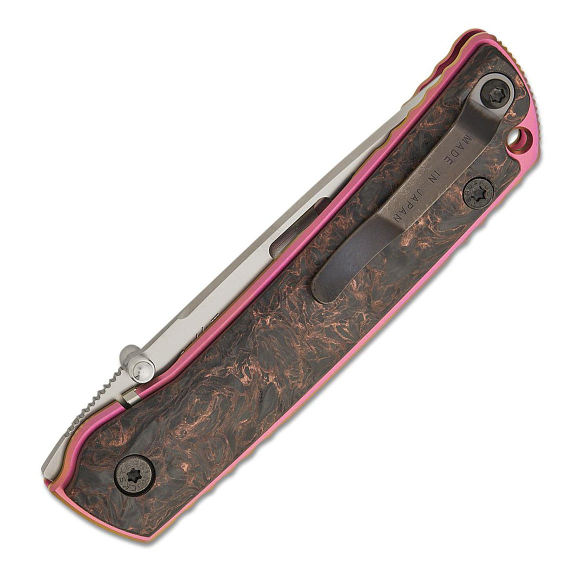 Rockstead HIGOⅡ X-FCF-ZDP (DMC) Japanese Folding Knife with Honzukuri Convex Blade