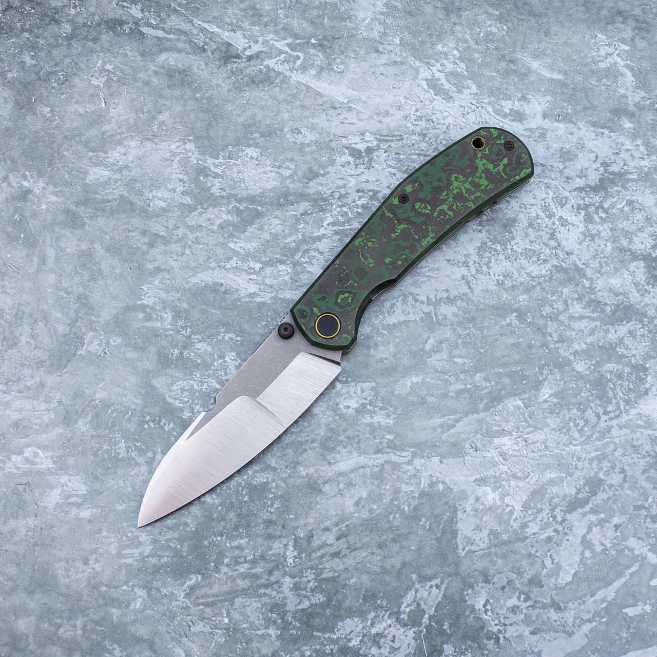 Arakun knives Fatum DiGri QPM420V Blade Carbon Fiber Handle Frame Lock Handmake Custom