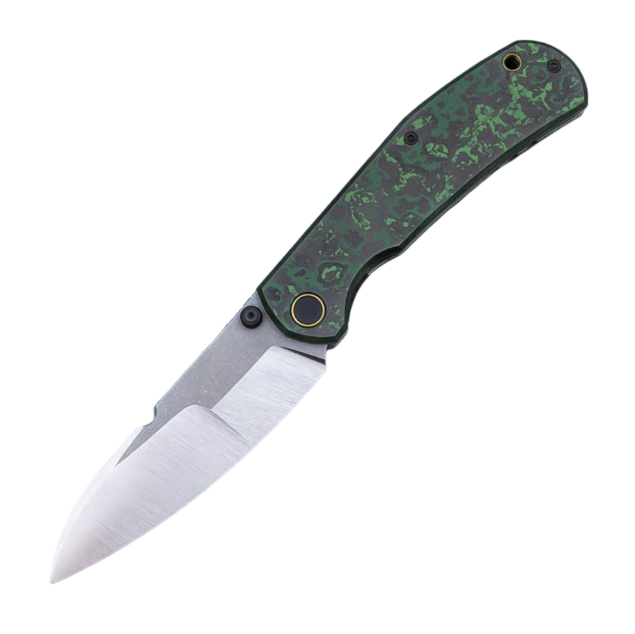 Arakun knives Fatum DiGri QPM420V Blade Carbon Fiber Handle Frame Lock Handmake Custom