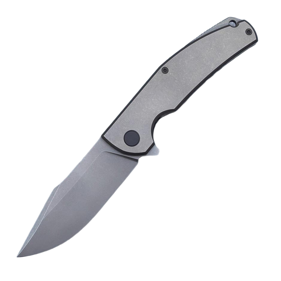 Arakun knives Mini Antago Flipper M398 Blade Titanium Handle Handle Frame Lock Handmake Custom