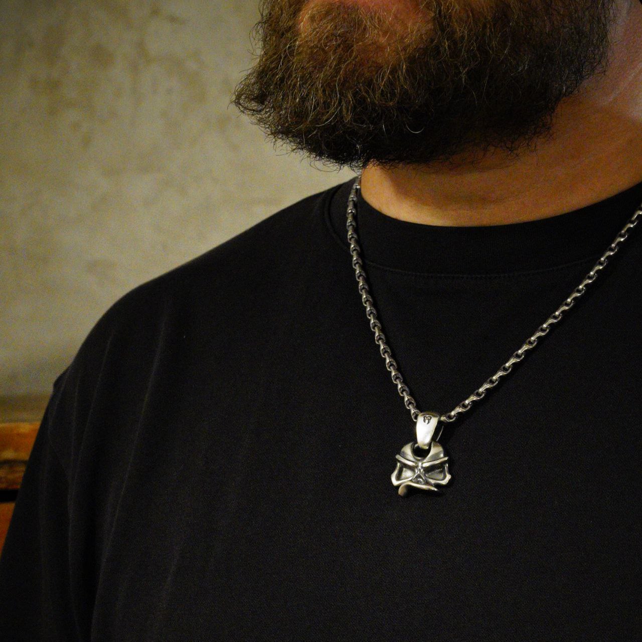 【Presale】Cpprhd Bead Skull Pendant Does Not Include Necklace