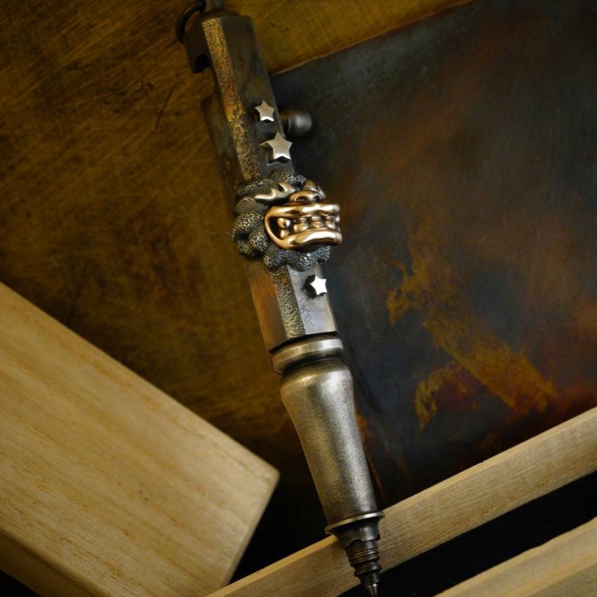 Phase objects Custom Hidetoshi Nakayama Stainless Steel Bolt Pen One Off