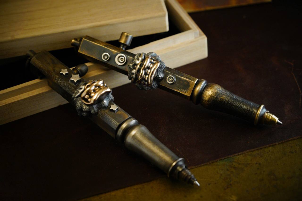 Phase objects Custom Hidetoshi Nakayama Stainless Steel Bolt Pen One Off
