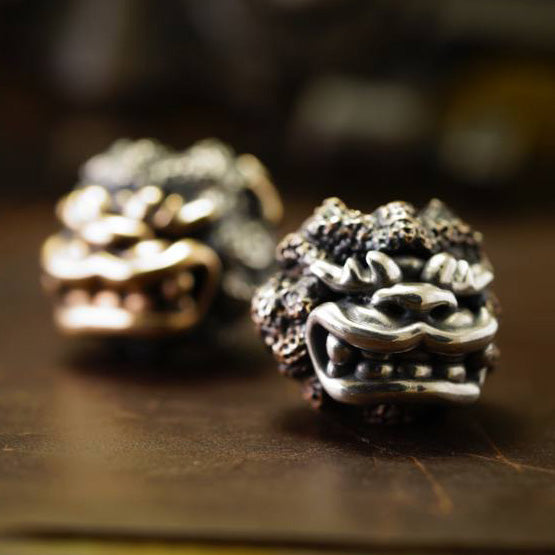 Phase Objects Silver Lion Beads Custom Made GearBLog Exclusive Limit
