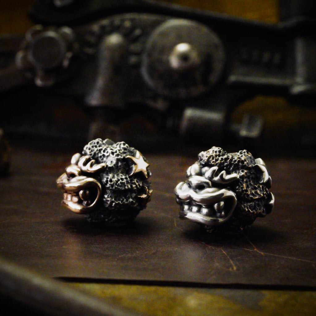 Phase Objects Silver Lion Beads Custom Made GearBLog Exclusive Limit