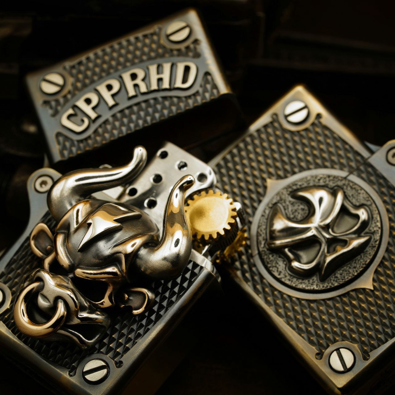 Cpprhd Bull Handmade Bull Custom Kerosene Lighter