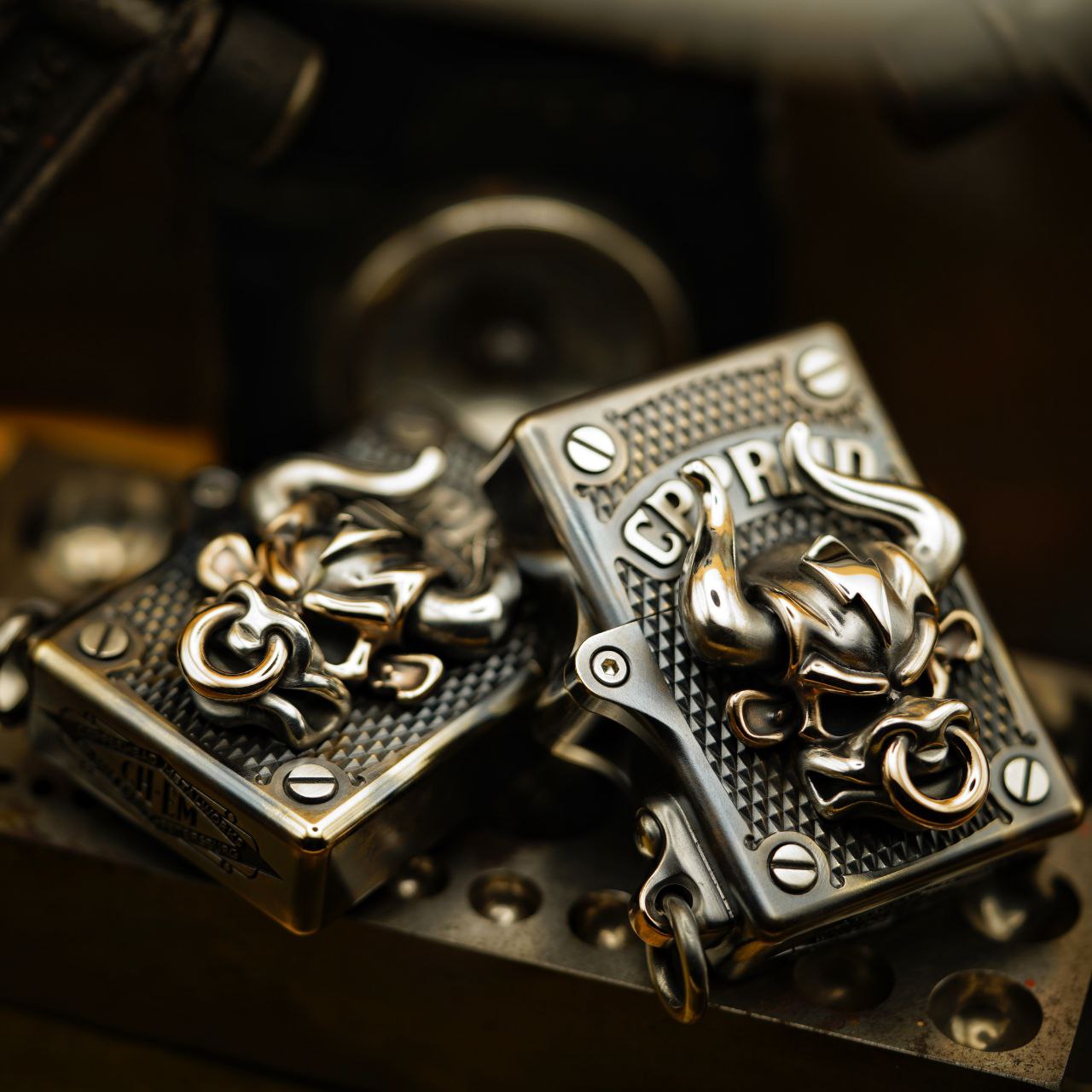 Cpprhd Bull Handmade Bull Custom Kerosene Lighter