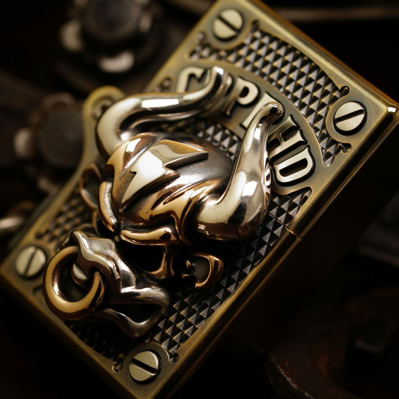 Cpprhd Bull Handmade Bull Custom Kerosene Lighter