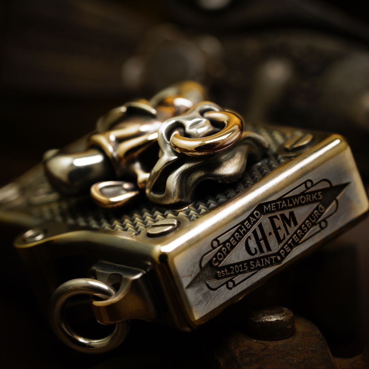 Cpprhd Bull Handmade Bull Custom Kerosene Lighter