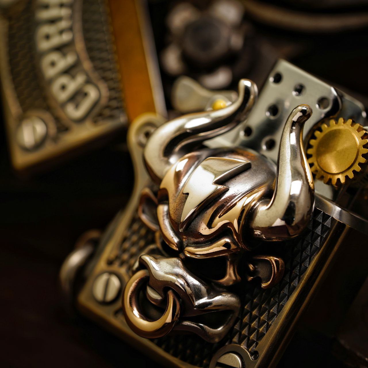 Cpprhd Bull Handmade Bull Custom Kerosene Lighter