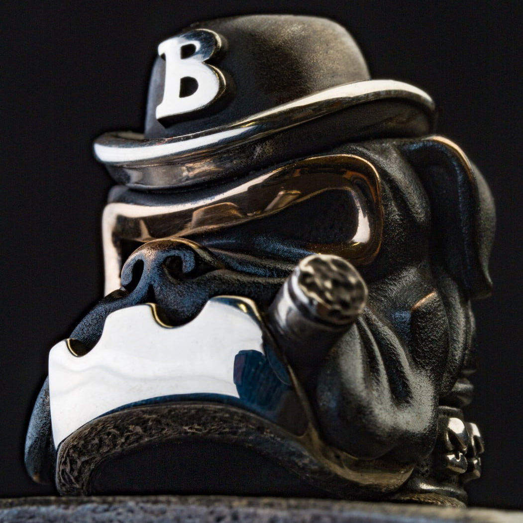 Peshkov Brother Bulldog Lanyard Bead Knife Bead Edc Pendant Bead Limited