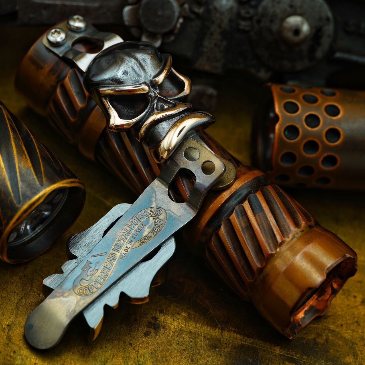 Cpprhd Flashlight Clip For Hanko, CWF, Laulima, Okluma Custom flashlight Clip Accessories