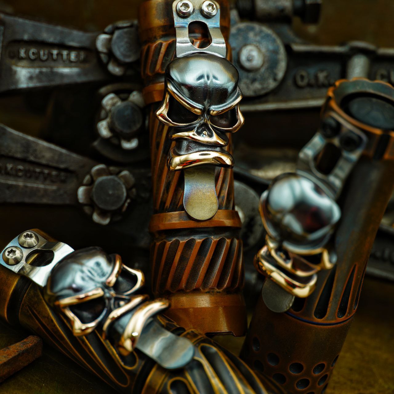 Cpprhd Flashlight Clip For Hanko, CWF, Laulima, Okluma Custom flashlight Clip Accessories