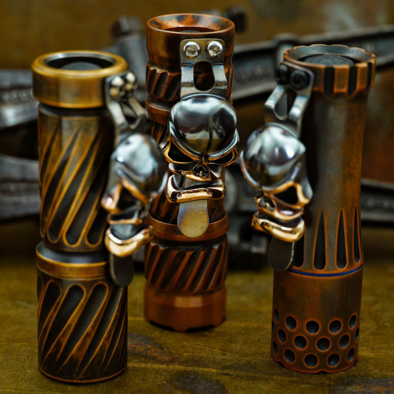 Cpprhd Flashlight Clip For Hanko, CWF, Laulima, Okluma Custom flashlight Clip Accessories