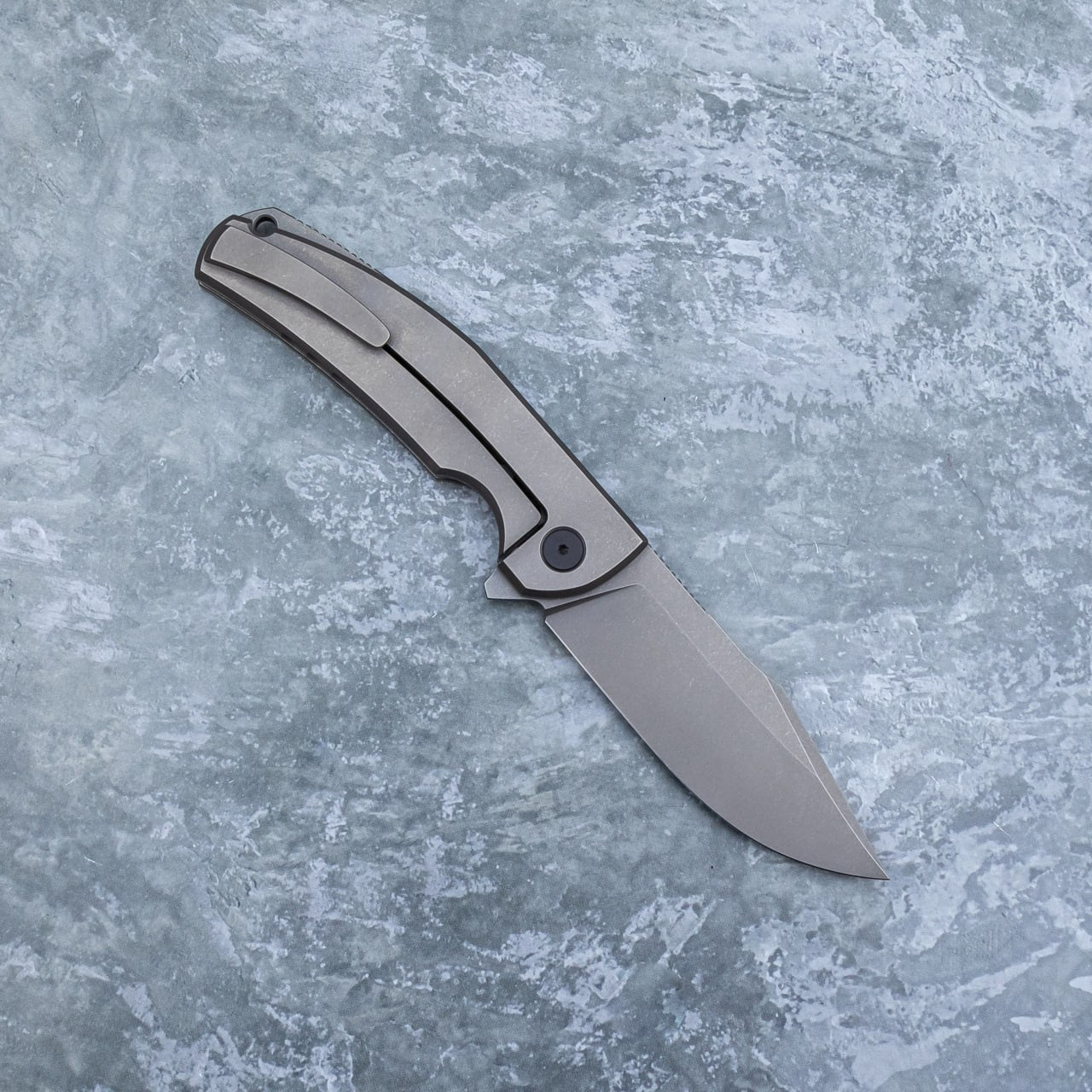 Arakun knives Mini Antago Flipper M398 Blade Titanium Handle Handle Frame Lock Handmake Custom