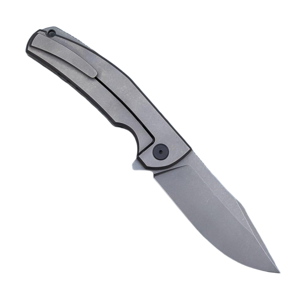 Arakun knives Mini Antago Flipper M398 Blade Titanium Handle Handle Frame Lock Handmake Custom