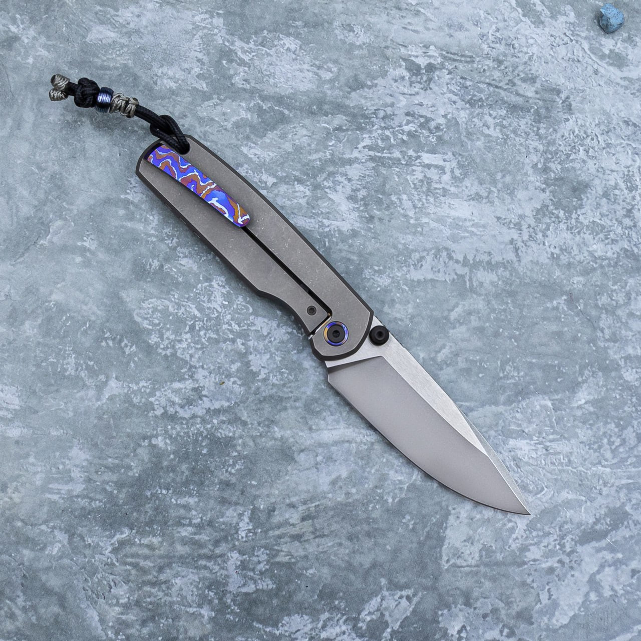 Arakun knives Gaudi EDC Pocket Knife QPM53 Blade Titanium Handle Frame Lock Handmake Custom