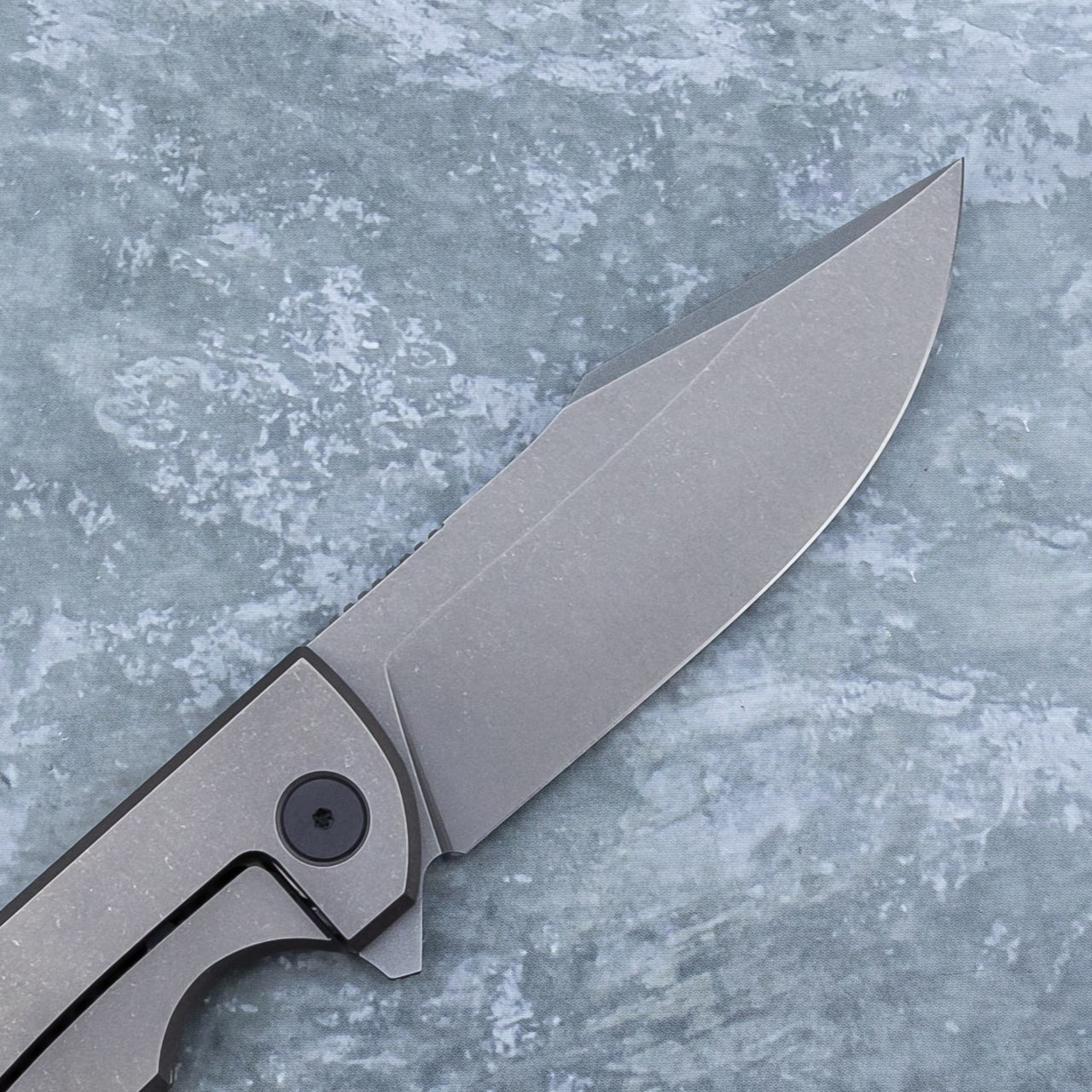Arakun knives Mini Antago Flipper M398 Blade Titanium Handle Handle Frame Lock Handmake Custom