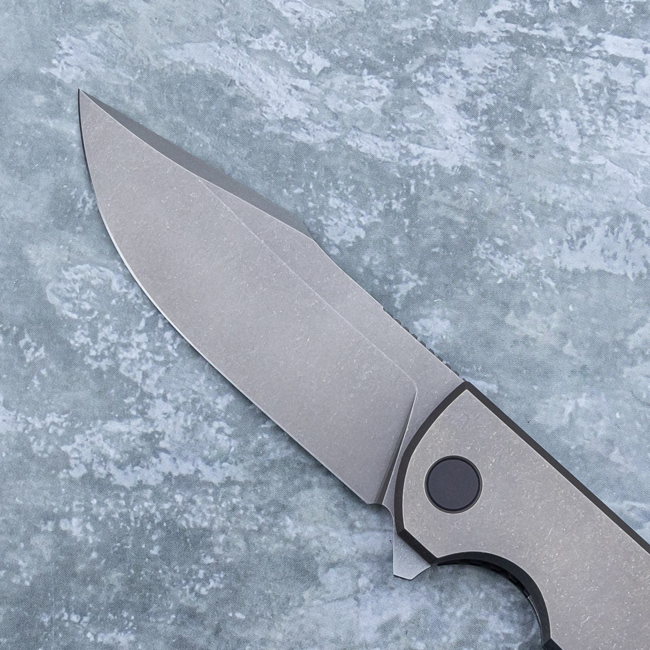 Arakun knives Mini Antago Flipper M398 Blade Titanium Handle Handle Frame Lock Handmake Custom