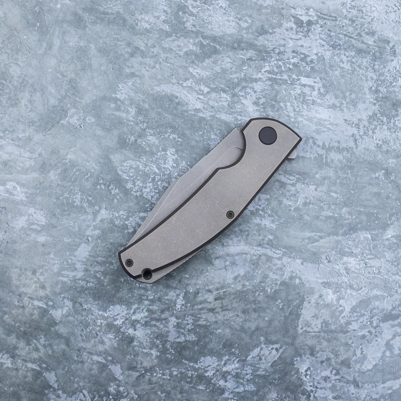Arakun knives Mini Antago Flipper M398 Blade Titanium Handle Handle Frame Lock Handmake Custom