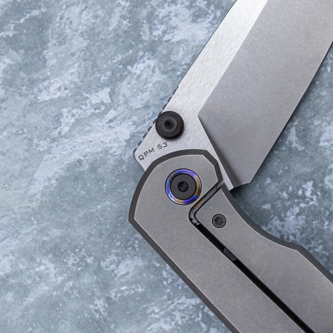 Arakun knives Gaudi EDC Pocket Knife QPM53 Blade Titanium Handle Frame Lock Handmake Custom