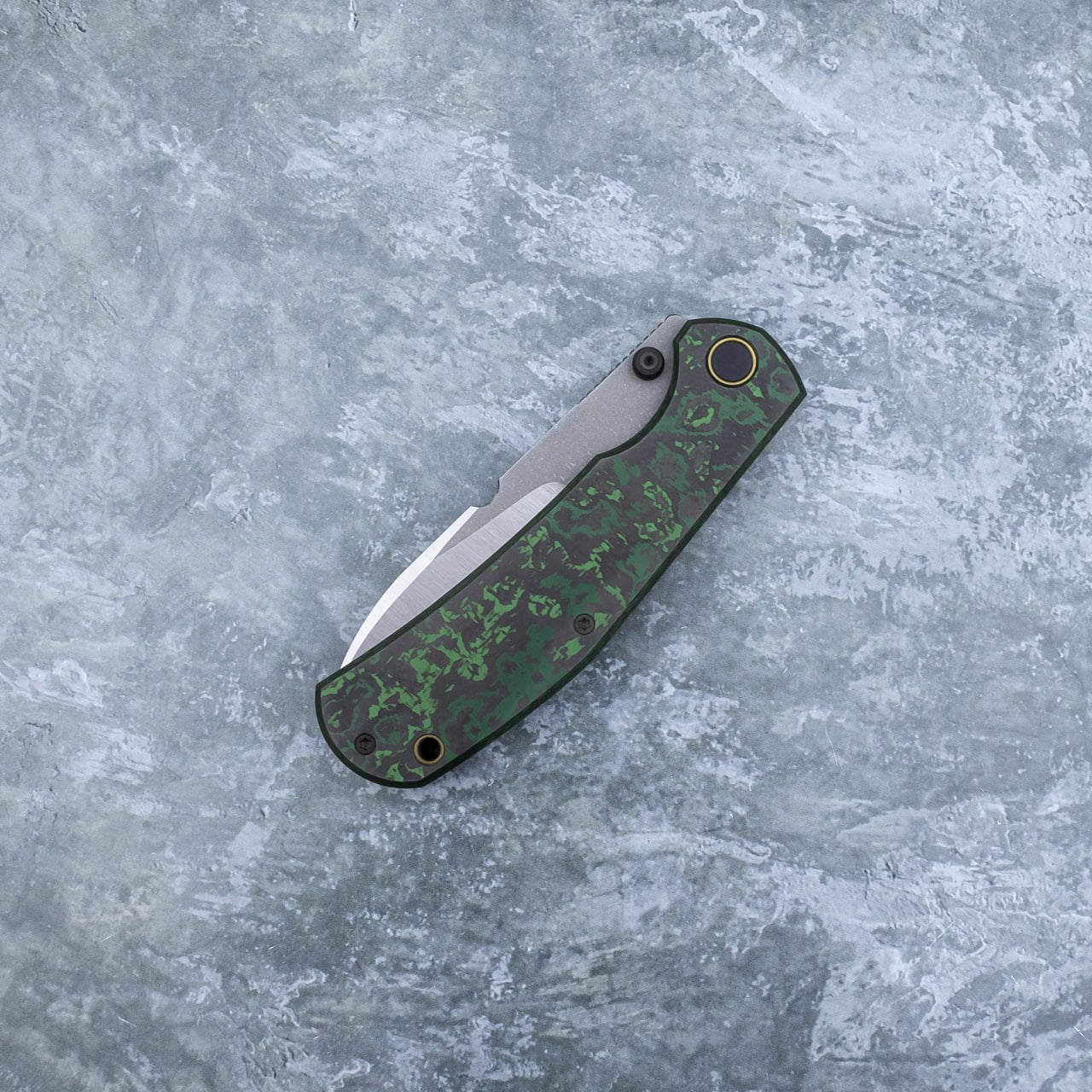 Arakun knives Fatum DiGri QPM420V Blade Carbon Fiber Handle Frame Lock Handmake Custom