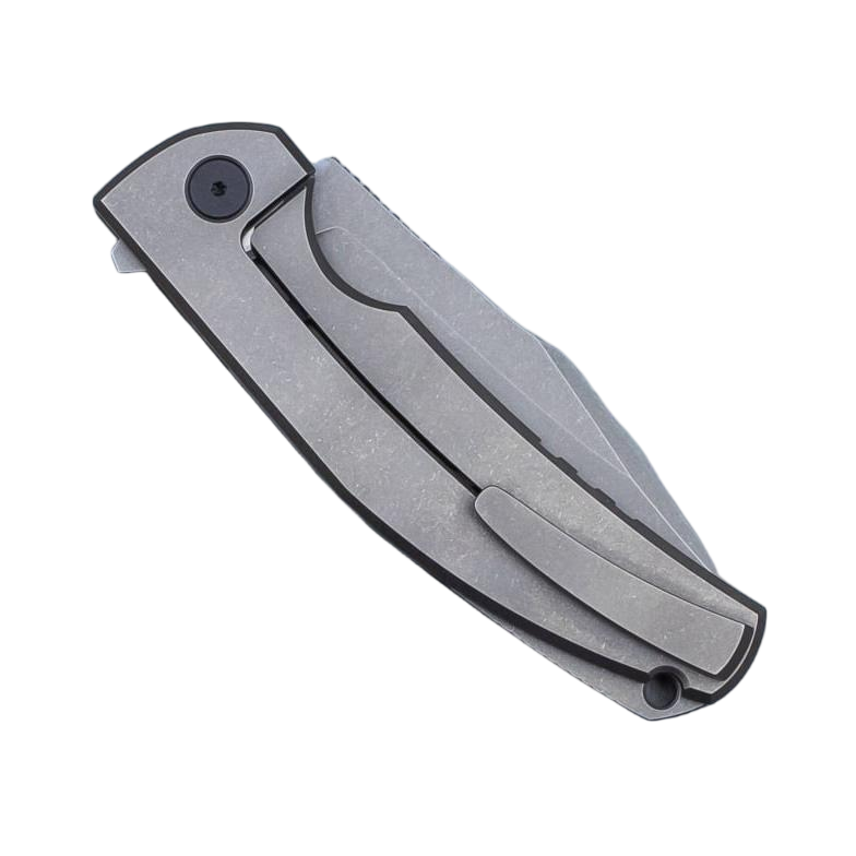 Arakun knives Mini Antago Flipper M398 Blade Titanium Handle Handle Frame Lock Handmake Custom