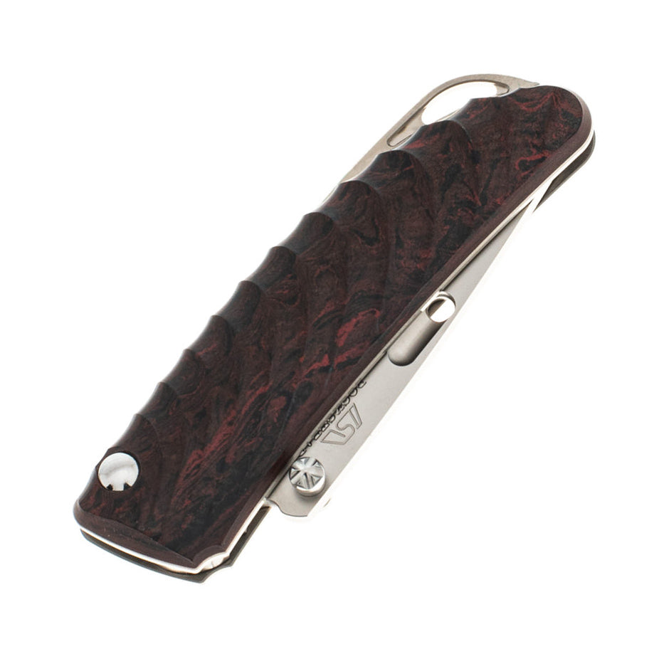 Rockstead NEHAN-ZDP (ER) Folding Knife with Ebonite and Titanium Handle