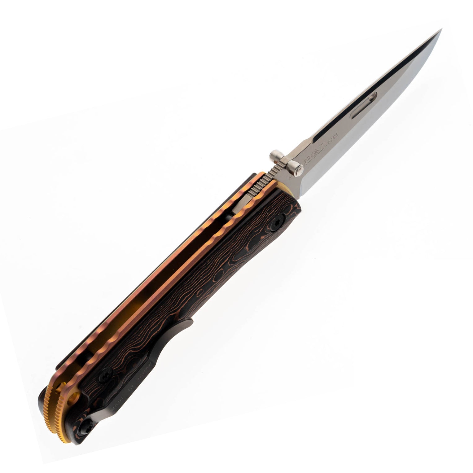 Rockstead HIGOⅡ X-FCF-ZDP (CC) Japanese Folding Knife with Honzukuri Convex Blade
