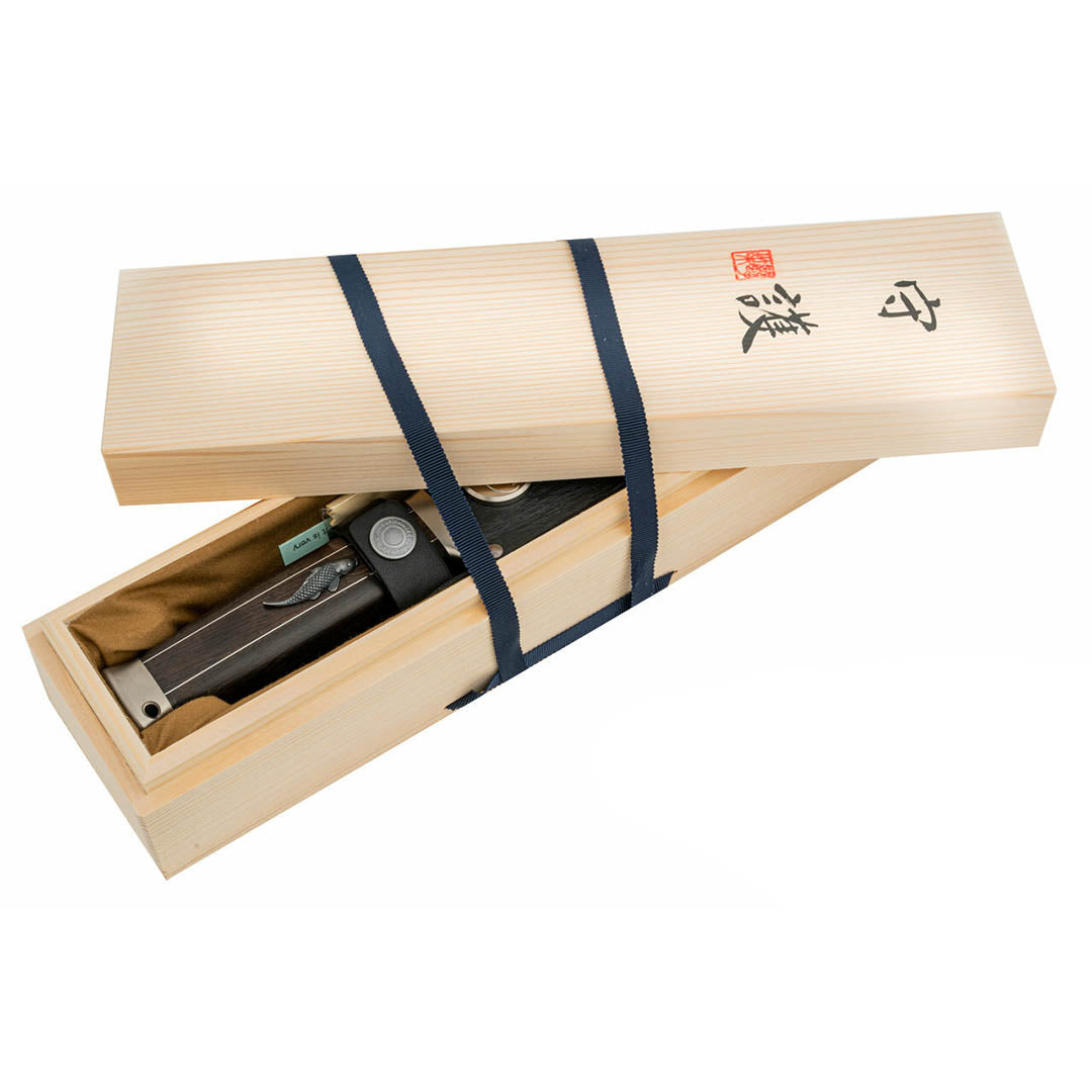 Rockstead Fixed DON T-ZDP ZDP189 Clad by VG10 Blade Ebony Handle Knives Collect