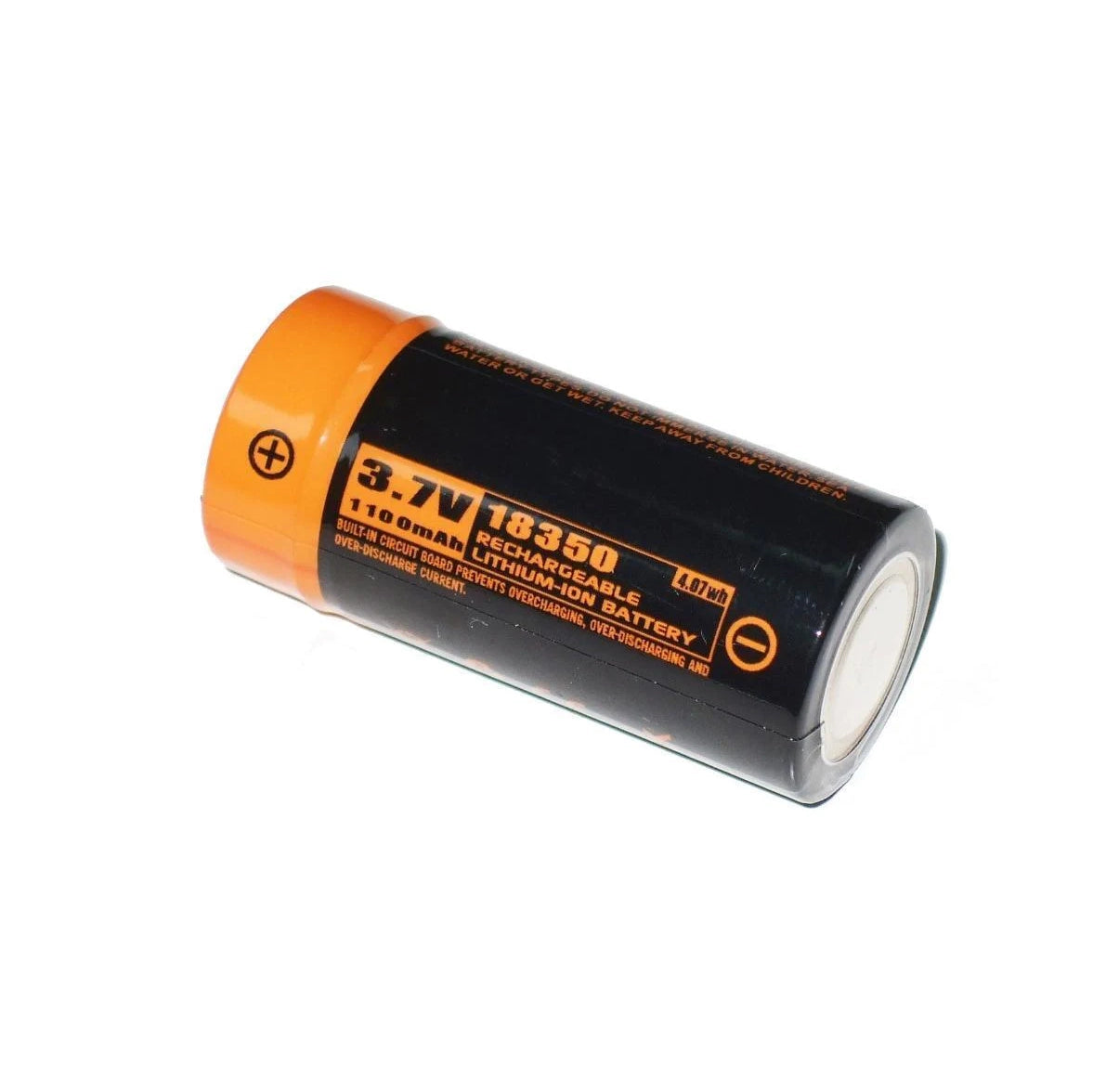 Manker Battery 1100mAh 15A discharge 18350 power battery