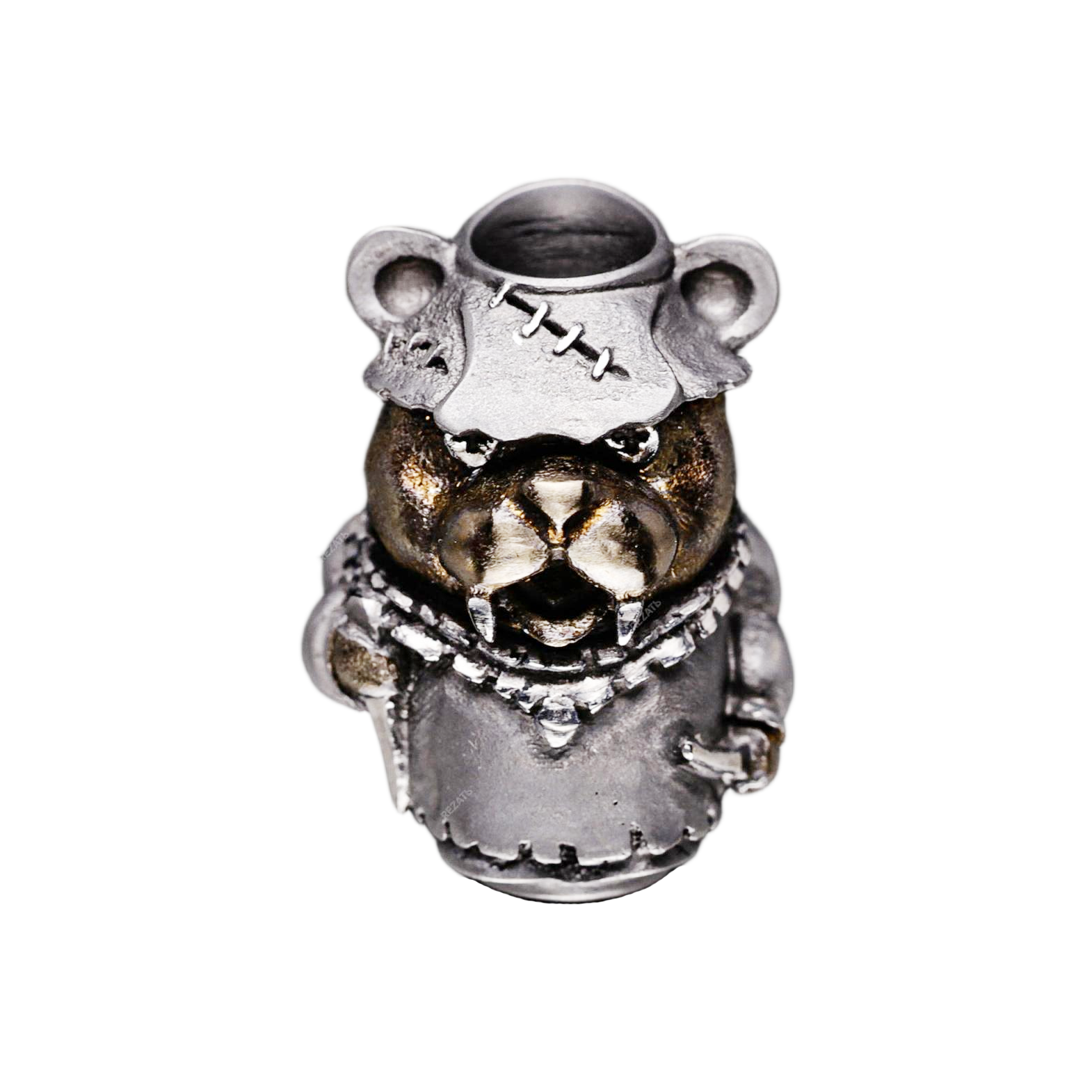 Dmitry Streltsov Bad Teddy - Jester Handmake Edc Knife Bead Tools Bead
