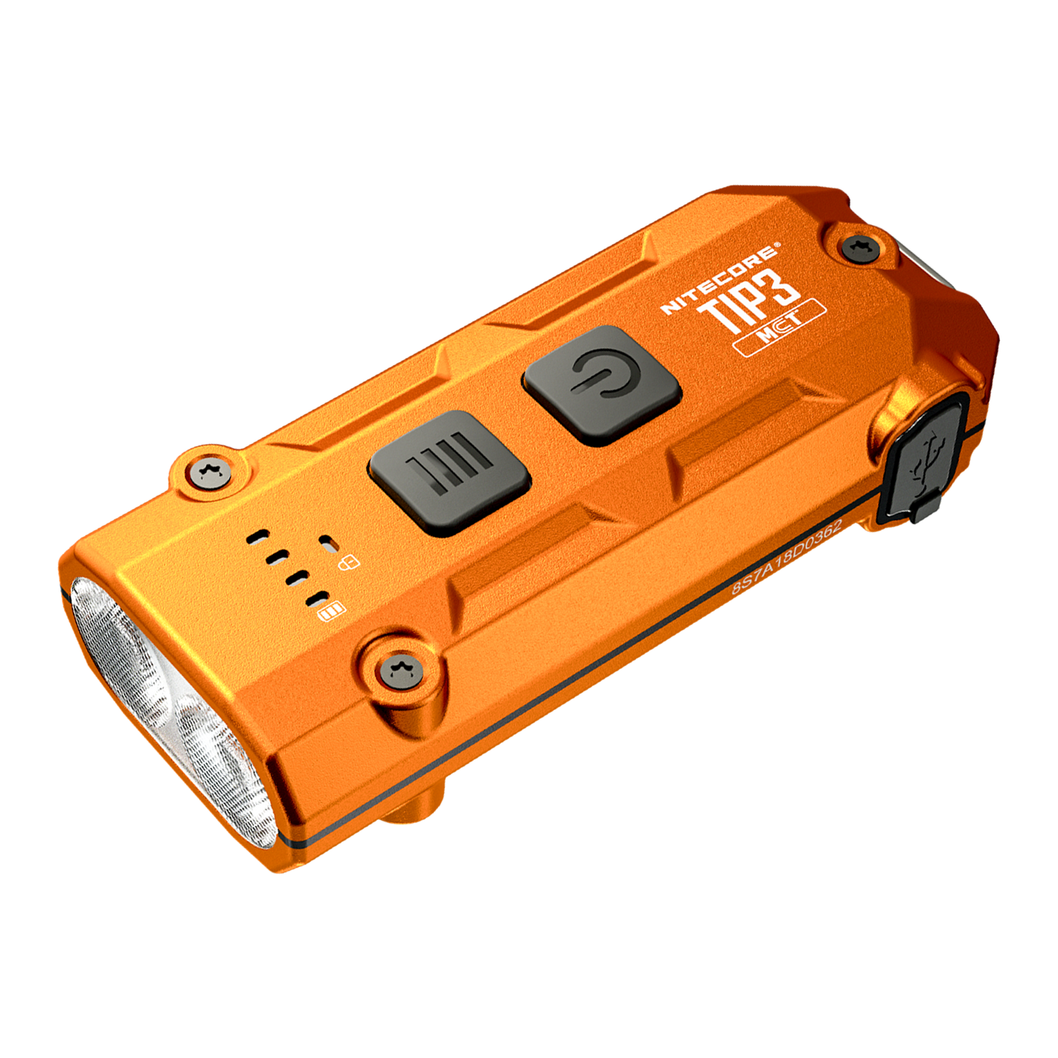 Nitecore TIP3 720 Lumen Rechargeable Keychain Flashlight Orange