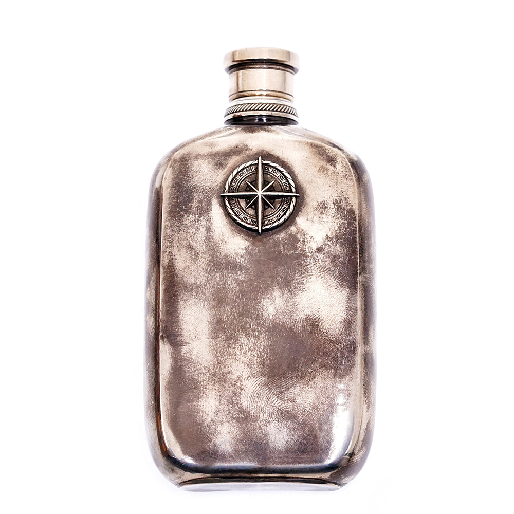 Raven Studio Handmade sterling silver wine pot travel portable wine bottle whisky
