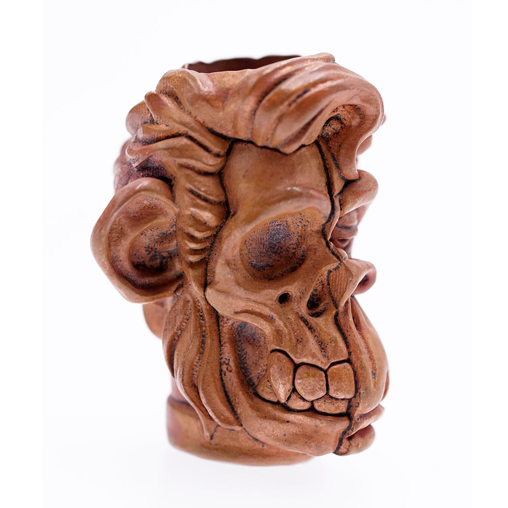 Raven Studio Funny Hell Monkey Pendant Copper EDC bead
