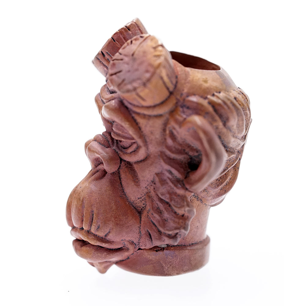 Raven Studio Funny Hellboy Monkey Pendant Copper EDC bead
