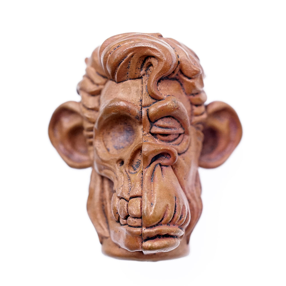 Raven Studio Funny Hell Monkey Pendant Copper EDC bead