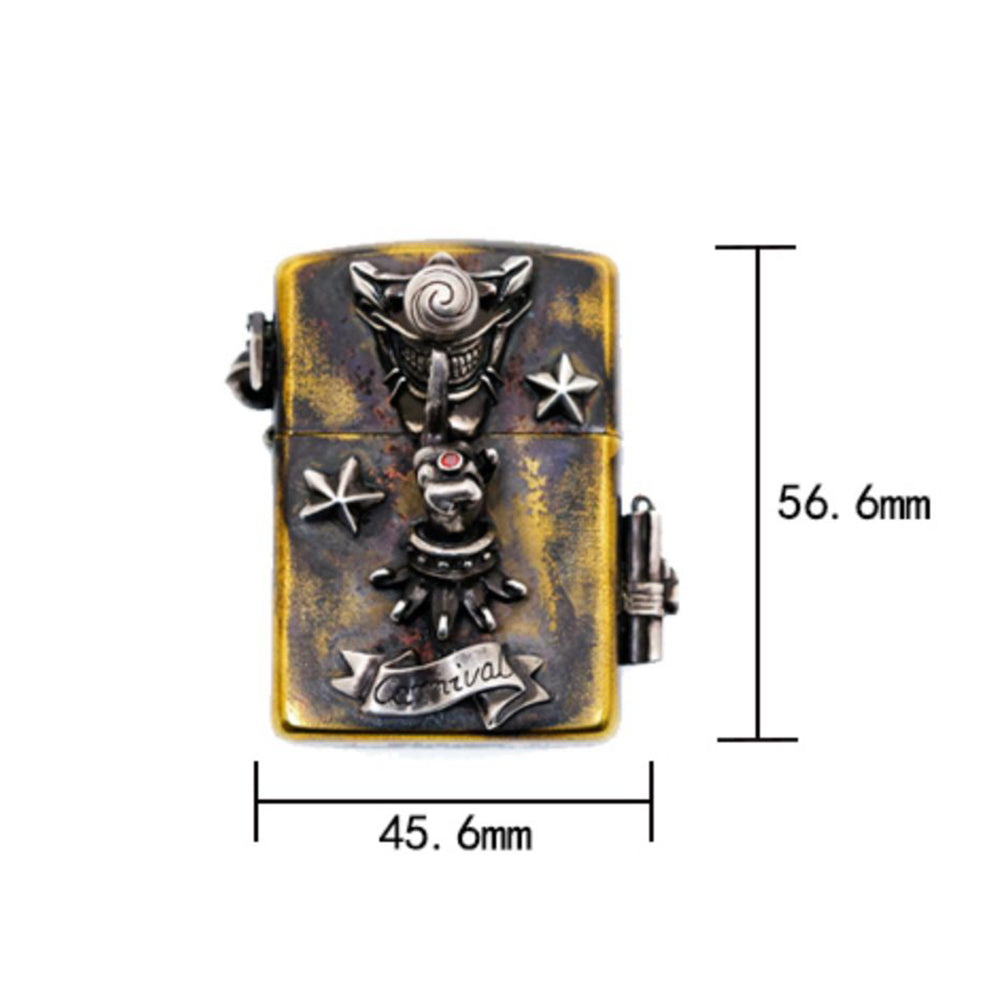 Raven Studio Custom Kerosene lighterpo Clown Handmake Lighter