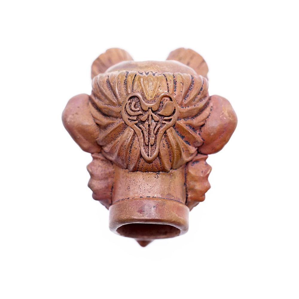 Raven Studio Funny Hellboy Monkey Pendant Copper EDC bead